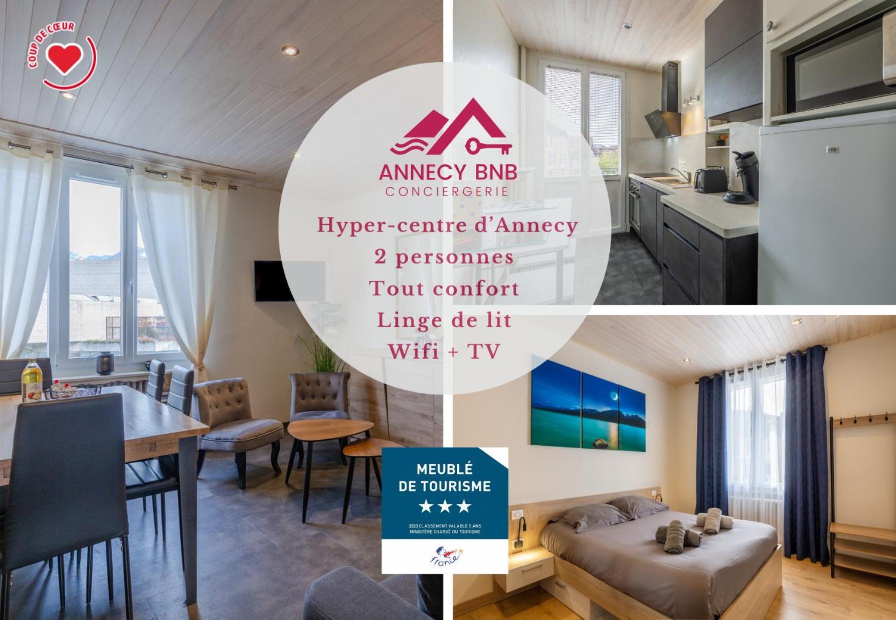Apartmán Le President: Cosy T2, 2 A 4 Pers, Plein Centre Annecy Exteriér fotografie